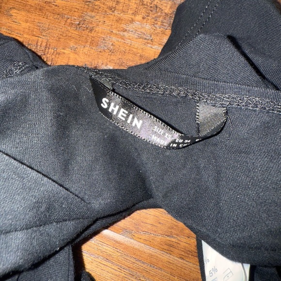 SHEIN Black V-Neck Wrap Blouse - Picture 6 of 6